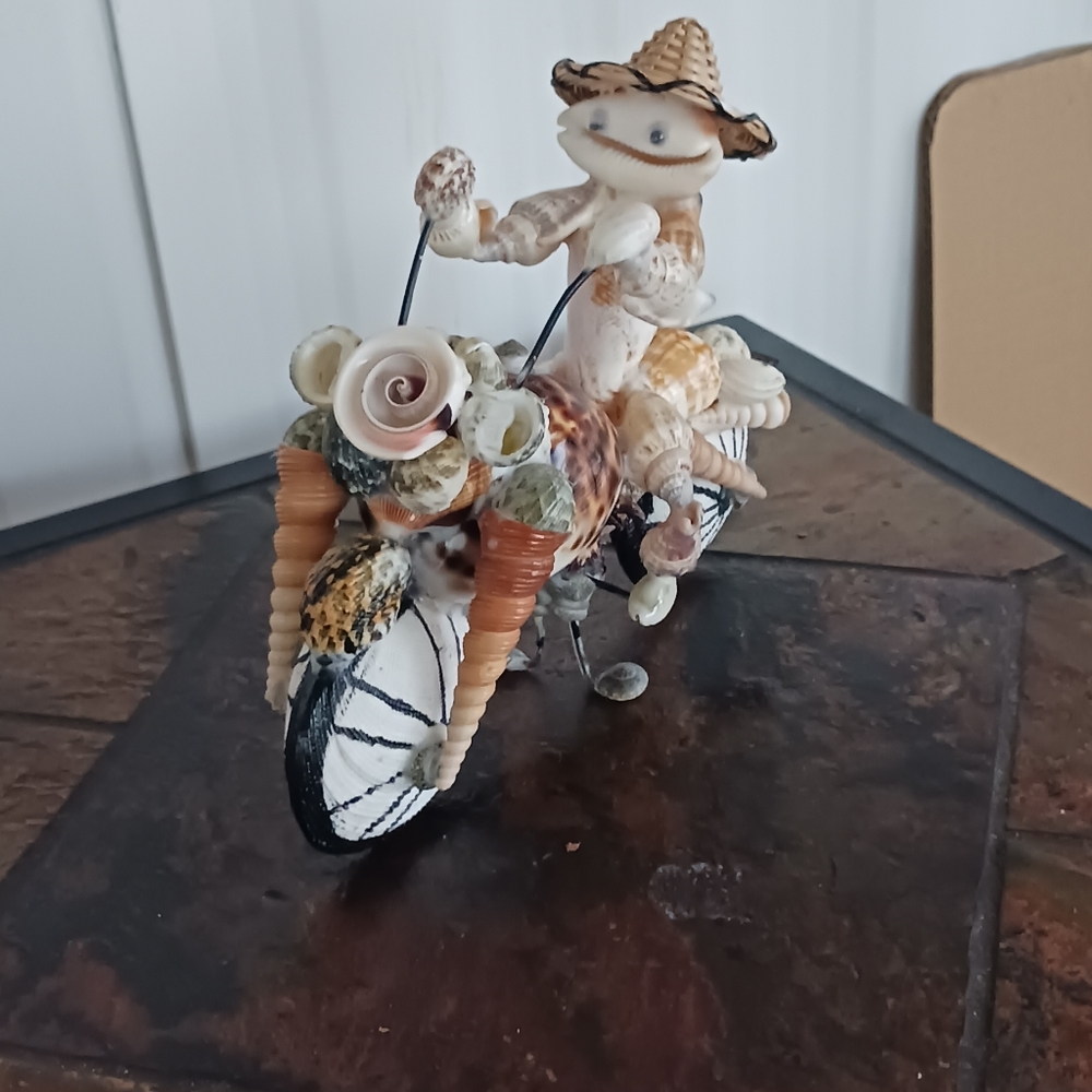 Sea shell motorcycle figuring